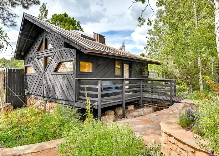 Pet-Friendly Flagstaff Studio Cabin With Patio